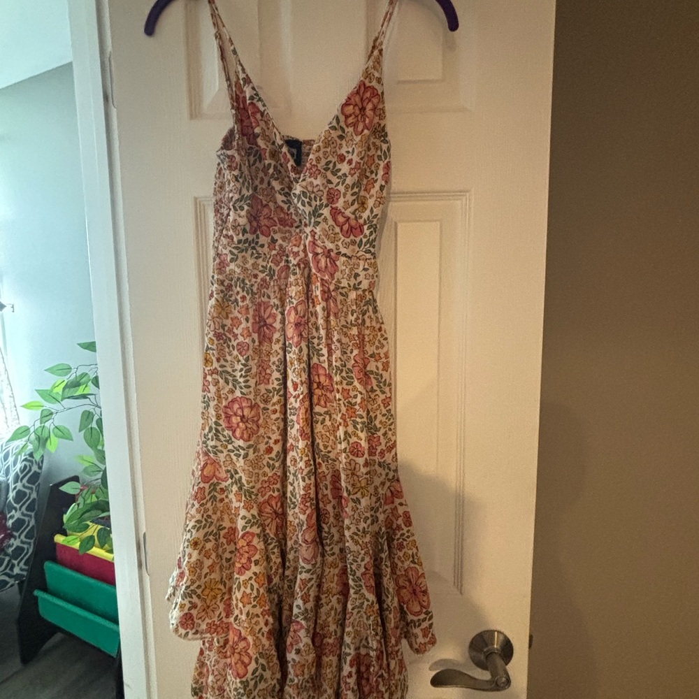 Angie Pink Maxi Sundress Sleeveless Spaghetti Strap